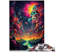 Puzzle da 1000 pezzi per adulti splendido mondo colorato rilassante giocattolo educativo intellettuale 26 x 38 cm promuove l'amore tra le coppie