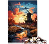 Puzzle da 1000 pezzi per adulti splendido paesaggio fantasioso compito di pensiero 26 x 38 cm rafforza l'amore tra coppie per adolescenti dai 14 anni in su