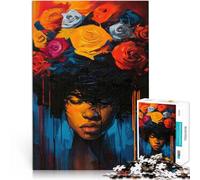 Puzzle da 1000 pezzi per adulti Splendore di rosa Fatto di carta,per età 14+ Giochi divertenti Offerti come regali per tutta la famiglia。misurare:26x38cm/10.24 x 14.96pollice