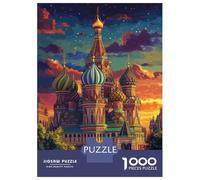 Puzzle Da 1000 Pezzi Per Adulti St. Basil's Splendor -2 Puzzle Per Adulti Gioco Rompicapo Ma Divertente E Umoristico Difficile E Stimolante 52x38cm/1000pcs