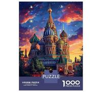 Puzzle Da 1000 Pezzi Per Adulti St. Basil's Splendor-6 Puzzle Per Adolescenti Gioco Per Famiglie Migliora La Memoria Difficile E Stimolante 38x26cm/1000pcs