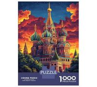 Puzzle Da 1000 Pezzi Per Adulti St. Basil's Splendor Puzzle Per Adulti Gioco Rompicapo Ma Divertente E Umoristico Difficile E Stimolante 52x38cm/1000pcs