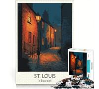 Puzzle da 1000 pezzi per adulti, St Louis Missouri, Giocattolo decorativo da parete, Difficile, compleanno e Natale 50x75cm