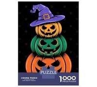 Puzzle Da 1000 Pezzi Per Adulti Stacked Jack-o-Lanterns Puzzle Per Adulti Gioco Per Famiglie Corsa Di Velocità Manuale Sfida Da Completare 70x50cm/1000pcs