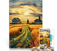 Puzzle da 1000 pezzi per adulti stagione del raccolto Giocattoli educativi per l'apprendimento Giochi per famiglie Un'opera d'arte 52x38cm