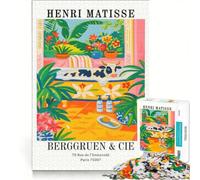 Puzzle da 1000 pezzi per adulti stampa artistica "Mucca nella vasca da bagno" di Henri Matisse gioco educativo allena la mente e le mani collezione d'artista belle arti 50x75cm