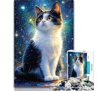 Puzzle da 1000 pezzi per adulti Star Cat 1000 pezzi per adolescenti, giochi educativi, decorazione per la casa, regalo di compleanno, regali, arte murale 50x75cm