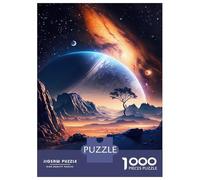 Puzzle Da 1000 Pezzi Per Adulti Starry Sunset Symphony Puzzle Giochi Divertenti Un'opera D'arte Offerta Come Regalo Per Tutta La Famiglia 38x26cm/1000pcs