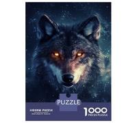 Puzzle Da 1000 Pezzi Per Adulti Starry Wolf Gaze -1 Puzzle Per Adolescenti Giochi Rilassanti Migliora La Memoria Regali Unici Per Compleanno E Natale 52x38cm/1000pcs