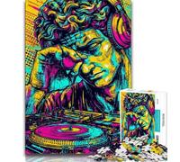 Puzzle da 1000 pezzi per adulti statua del David di Michelangelo in stile pop-art per adulti e adolescenti ideale come regalo per tutta la famiglia dai 14 anni in su (26x38cm)