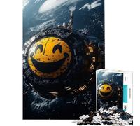 Puzzle da 1000 pezzi per adulti Stazione Spaziale Sorridente Gioco Intellettuale per l'Educazione Corsa di Velocità Regalo per Donne e Uomini (dimensioni 38x26cm)