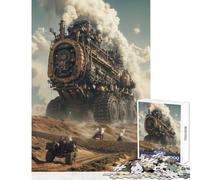 Puzzle da 1000 pezzi per adulti Steampunk Colossus Giocattoli antistress Ottimo regalo Giochi rilassanti Migliorare l'amore tra coppie Dimensioni 38x26cm