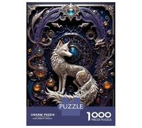 Puzzle Da 1000 Pezzi Per Adulti Steampunk Fox Art Deco Puzzle Giochi Divertenti Un'opera D'arte Offerta Come Regalo Per Tutta La Famiglia 70x50cm/1000pcs