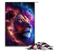 Puzzle da 1000 pezzi per adulti stella e leone gioco pratico 75x50 cm