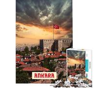 Puzzle da 1000 pezzi per adulti stile Ankara ideale per rilassarsi imparare giocare fare arte un regalo perfetto per le vacanze a casa o per passare il tempo (dimensioni 38x52cm)