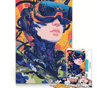 Puzzle da 1000 pezzi per adulti, stile Cyberpunk Pop Anime, gioco impossibile, attività divertenti da fare in casa, adatto come decorazione da scrivania 50x75cm