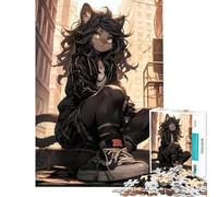 Puzzle da 1000 pezzi per adulti stile Deadpunk Furry molto difficile e stimolante antistress e rilassante adatto a partire dai 14 anni 38x52cm