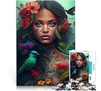 Puzzle da 1000 pezzi per adulti stile di moda africano Giocattolo educativo intellettuale decomprimente Collezione di artisti, Belle arti 70x100cm