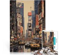 Puzzle da 1000 pezzi per adulti Stile giapponese di New York Giocattolo educativo antistress offerte come regali per tutta la famiglia 52x38cm