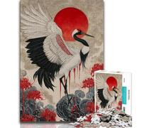 Puzzle da 1000 pezzi per adulti stile giapponese gru puzzle da 1000 pezzi per adolescenti regali per decomprimere il cervello giocattolo educativo regali di Babbo Natale segreto (26x38cm)