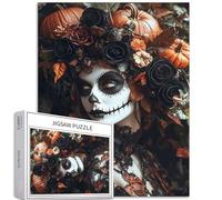 Puzzle da 1000 pezzi per adulti stile Halloween Art Jigsaw Puzzle impegnativo per attività familiari giochi colorati fai da te fai da te per la decorazione della casa regali 50 x 68 cm