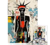 Puzzle da 1000 pezzi per adulti,stile Liberty Basquiat,decorazione per la casa,giocattoli,regali di Babbo Natale segreto,gioco rompicapo,stimolante intellettuale,dimensioni 38x26cm