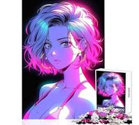 Puzzle da 1000 pezzi per adulti stile retrò con bellissime ragazze anime giocattoli antistress regalo divertente giochi per famiglie interessanti riduzione dello stress dimensioni 38x52cm