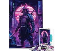 Puzzle da 1000 pezzi per adulti stile retrò guerriero samurai gioco rompicapo giocattolo avvincente per coltivare la pazienza regalo divertente per donne (dimensioni 50x75cm)