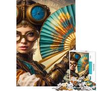 Puzzle da 1000 pezzi per adulti stile steampunk elegante puzzle per ragazzi gioco rompicapo un'opera d'arte gioco stimolante regalo (dimensioni 38x52cm)
