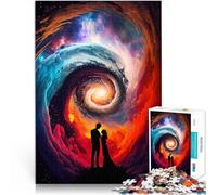 Puzzle da 1000 pezzi per adulti Storia d'amore interstellare Riduzione dello stress interessante Adatto per la decorazione del desktop 75x50cm