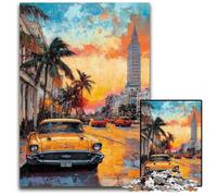 Puzzle da 1000 pezzi per adulti, strade cittadine, puzzle di cartone per età 14+, sfida educativa, attività divertenti a casa, regali di compleanno, regali di viaggio 26X38CM