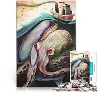 Puzzle da 1000 pezzi per adulti Strane onde Giocattoli che creano dipendenza e sfidano l'intelligenza del cervello grande regalo 38x26cm