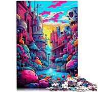 Puzzle da 1000 pezzi per adulti "Strano Mondo", giocattolo da gioco sofisticato, 26 x 38 cm, ottimo regalo per tutta la famiglia per adolescenti dai 14 anni in su