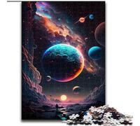 Puzzle da 1000 pezzi per adulti "Strano Universo" Puzzle in cartone, perfetto per Halloween, Natale, regalo di compleanno 1000 pezzi(26x38cm)
