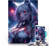 Puzzle da 1000 pezzi per adulti Stregone Bianco Antistress Vacanza in patria Uccidere il tempo Lista dei desideri con Babbo Natale 75x50cm