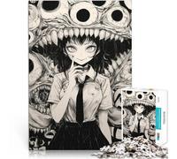 Puzzle da 1000 pezzi per adulti Studentessa e mostro Giocattolo educativo intellettuale decomprimente perché è ideale come regalo per tutta la famiglia 75x50cm