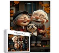 Puzzle da 1000 pezzi per adulti sul tetto sfondo artistico puzzle colorato fai da te per la decorazione della casa regali puzzle famiglia perfetto per serate di gioco 50 × 70 cm