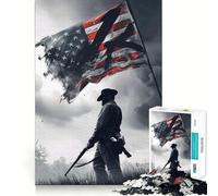 Puzzle da 1000 pezzi per adulti sulla Guerra Civile Americana,ideale per rievocare ricordi e per un divertente gioco di ruolo,con taglio laser di alta qualità,perfetto per momenti di relax e