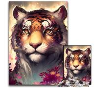 Puzzle da 1000 pezzi per adulti sulla mitologia della tigre, puzzle difficili per adulti, perfetti per adolescenti e decorazioni per la casa, 26X38CM/10,23x14,96 pollici.