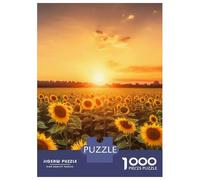 Puzzle Da 1000 Pezzi Per Adulti Sunflower Field Clear Sky Puzzle Per Adulti Gioco Rompicapo Assemblaggio Di Modelli Difficile E Impegnativo 70x50cm/1000pcs