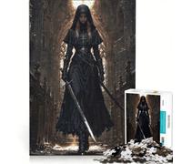 Puzzle da 1000 pezzi per adulti Suora Guerriera Gioco interattivo Allena la mente e la mano Ogni pezzo è unico 50x75cm