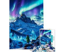 Puzzle da 1000 pezzi per adulti "Sussurri dell'Aurora" difficile e stimolante migliora la memoria giocattolo antistress per ragazzi dai 14 anni in su (38x26cm)