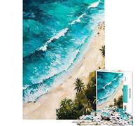 Puzzle da 1000 pezzi per adulti Sussurri delle onde gioco per famiglie sfida impegnativa compleanno e Natale (dimensioni 38x26cm)