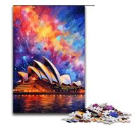 Puzzle da 1000 pezzi per adulti Sydney Opera House è circondata da un puzzle gioco pratico decorazioni e regali unici per la casa 1000 pezzi
