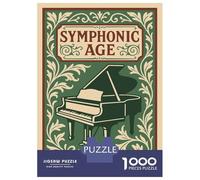 Puzzle Da 1000 Pezzi Per Adulti Symphonic Age Piano Art Puzzle Per Adulti Gioco Pratico Analisi E Logica Difficile E Stimolante 38x26cm/1000pcs