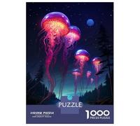 Puzzle Da 1000 Pezzi Per Adulti Synthwave Jellyfish Puzzle Per Adulti Giochi Rilassanti Antistress Regali Di Compleanno E Unici 70x50cm/1000pcs