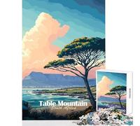 Puzzle da 1000 pezzi per adulti Table Mountain Sudafrica giocattoli antistress regali di compleanno giochi per famiglie collezione di artisti belle arti dimensioni 50x75cm