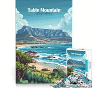 Puzzle da 1000 pezzi per adulti Table Mountain Sudafrica Giochi per famiglie allena la mente e la manualità Ideale come regalo per tutta la famiglia 38x26cm