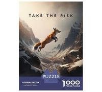 Puzzle Da 1000 Pezzi Per Adulti Take The Risk Motivation Puzzle Per Adulti Giochi Rilassanti Corsa Di Velocità Delle Mani Regalo Di Compleanno, Regali, 52x38cm/1000pcs