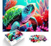 Puzzle da 1000 pezzi per adulti Tartaruga Giocattoli che creano dipendenza e sfidano l'intelligenza del cervello Migliorare la memoria 75x50cm